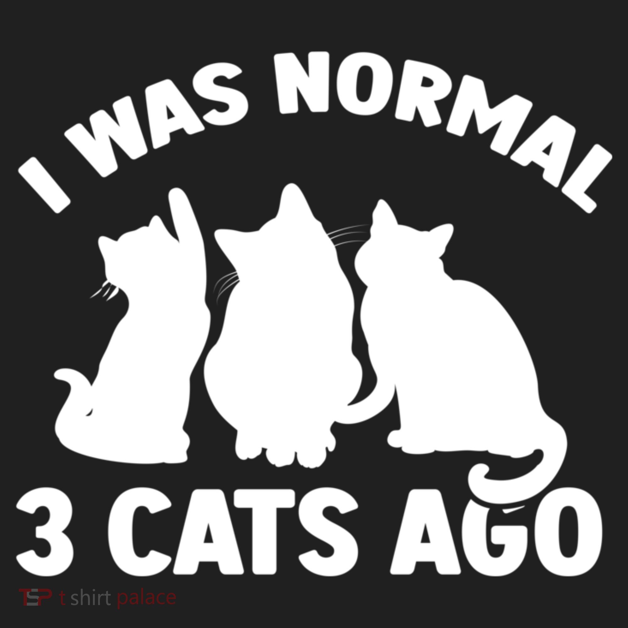 I Was Normal 3 Cats Ago Cat Kitten Kitty Golf Towel