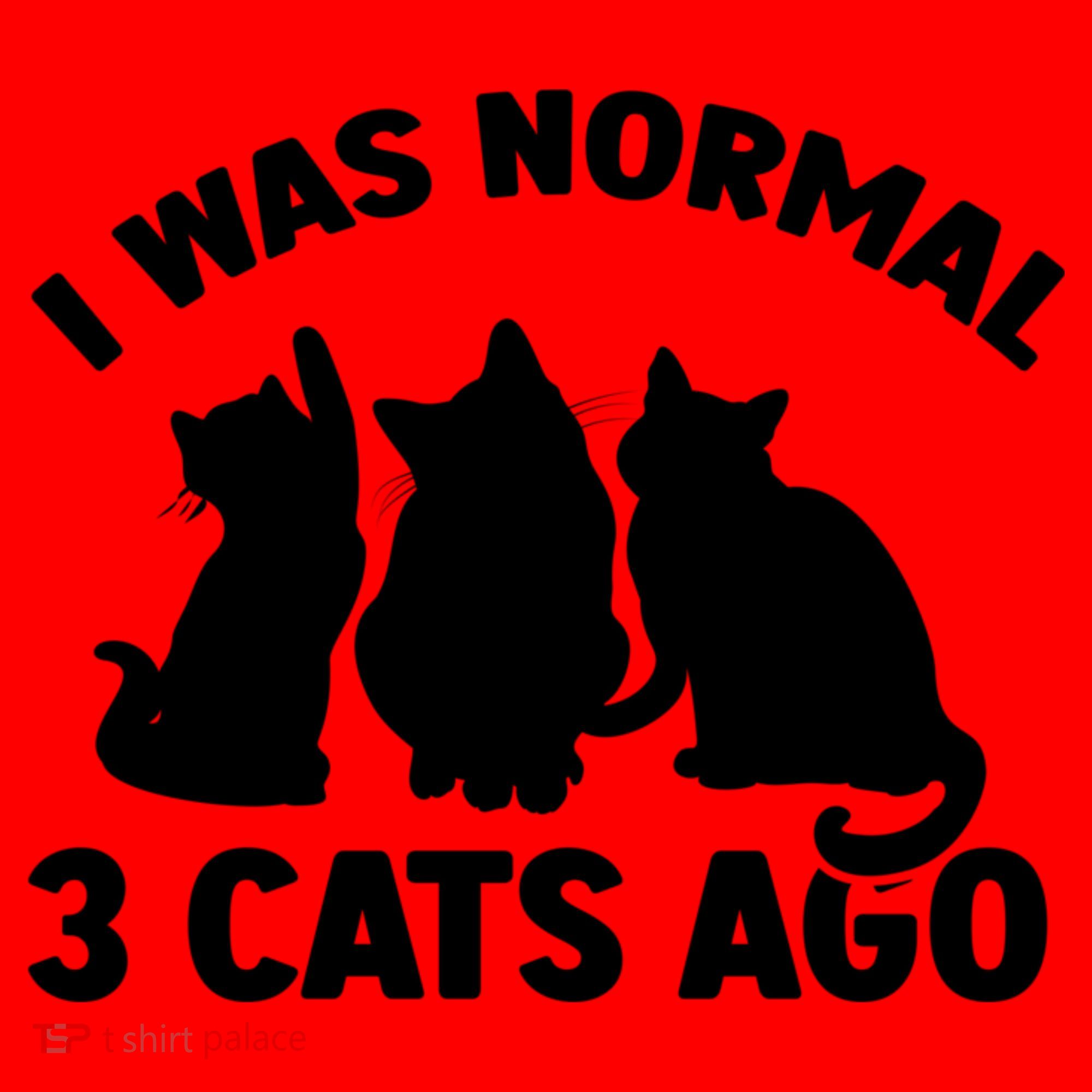I Was Normal 3 Cats Ago Cat Kitten Kitty Santa Hat