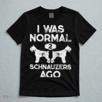 I Was Normal 2 Schnauzers Ago Funny Dog Lover Women T-Shirt thumb 5
