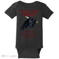 I Will Not Comply Anti Vaccine Mandate Anti Biden Baby Bodysuit thumb 0