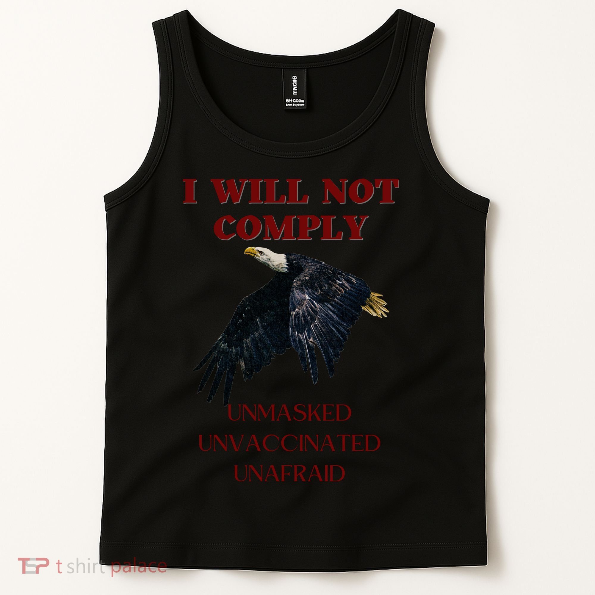 I Will Not Comply Anti Vaccine Mandate Anti Biden Tank Top