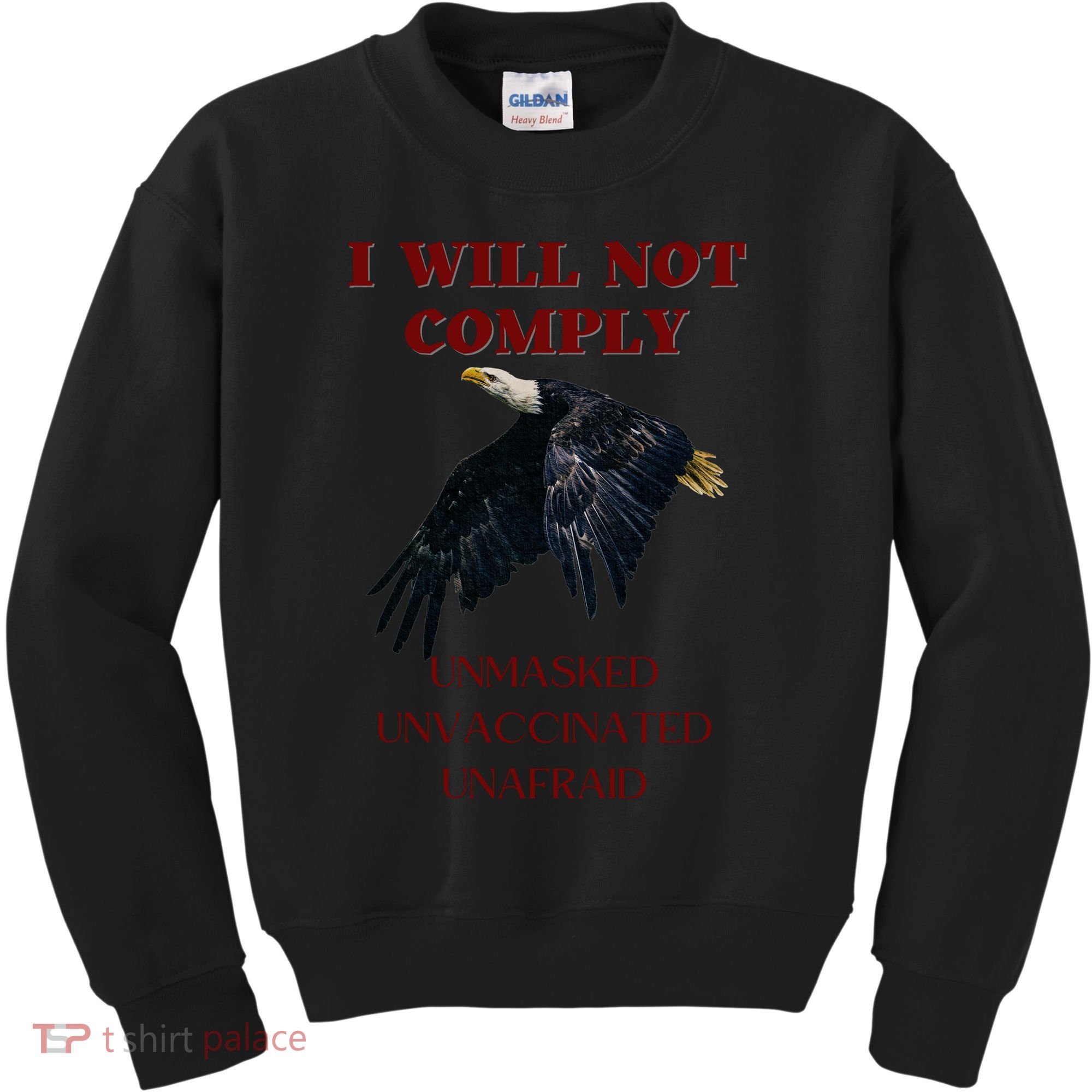 I Will Not Comply Anti Vaccine Mandate Anti Biden Kids Sweatshirt