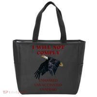I Will Not Comply Anti Vaccine Mandate Anti Biden Tote Bag thumb 0
