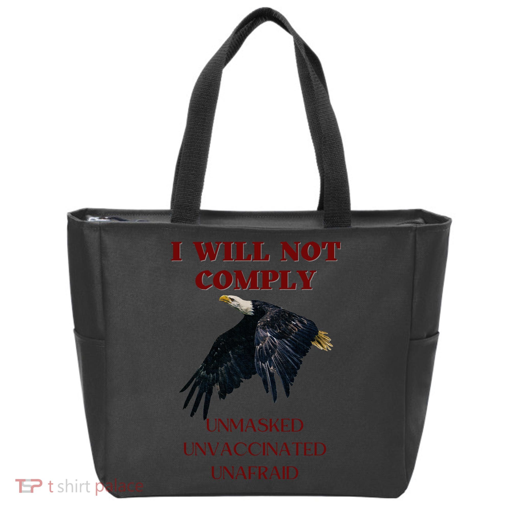 I Will Not Comply Anti Vaccine Mandate Anti Biden Tote Bag