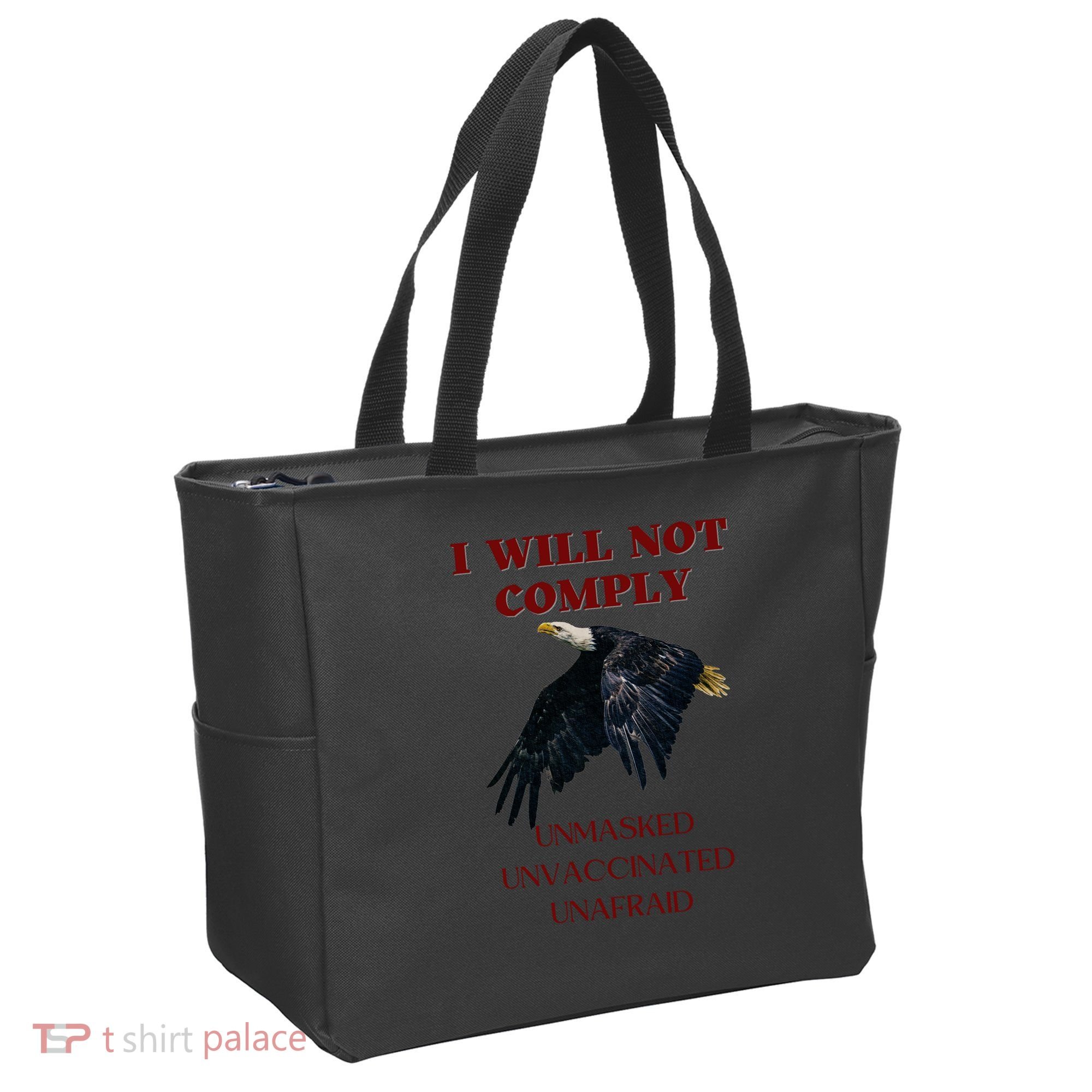I Will Not Comply Anti Vaccine Mandate Anti Biden Tote Bag