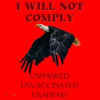 I Will Not Comply Anti Vaccine Mandate Anti Biden Santa Hat thumb 1