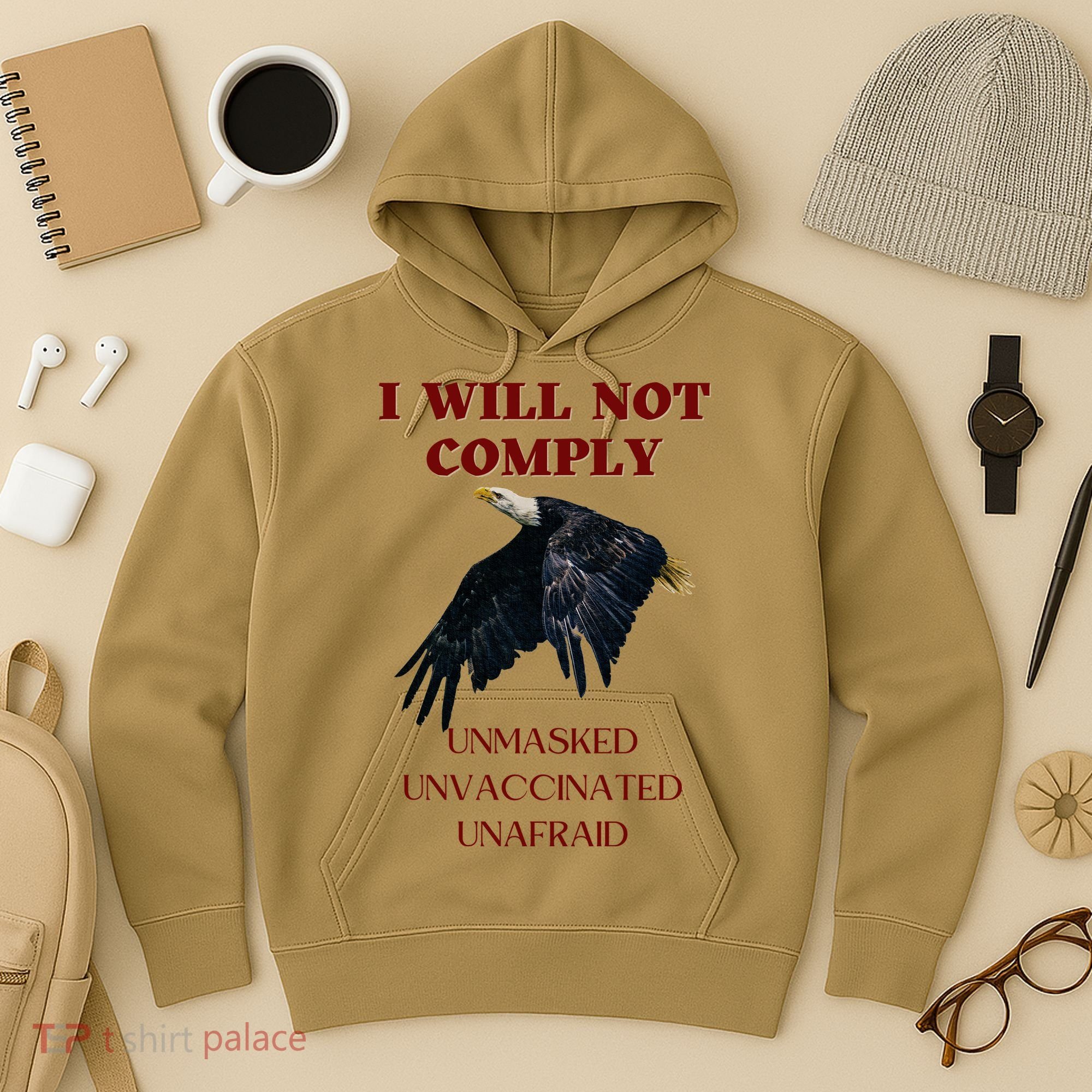 I Will Not Comply Anti Vaccine Mandate Anti Biden Hoodie