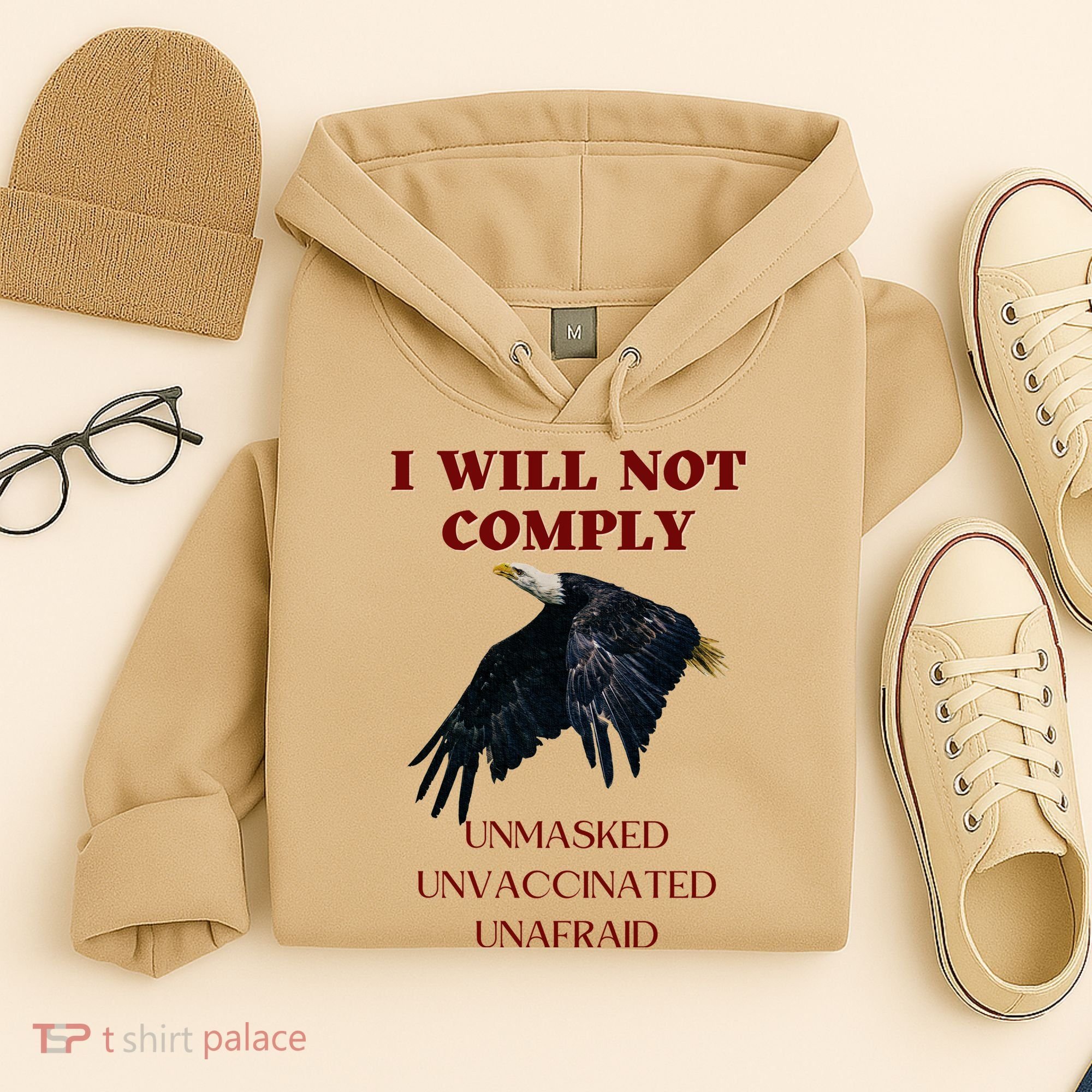 I Will Not Comply Anti Vaccine Mandate Anti Biden Hoodie