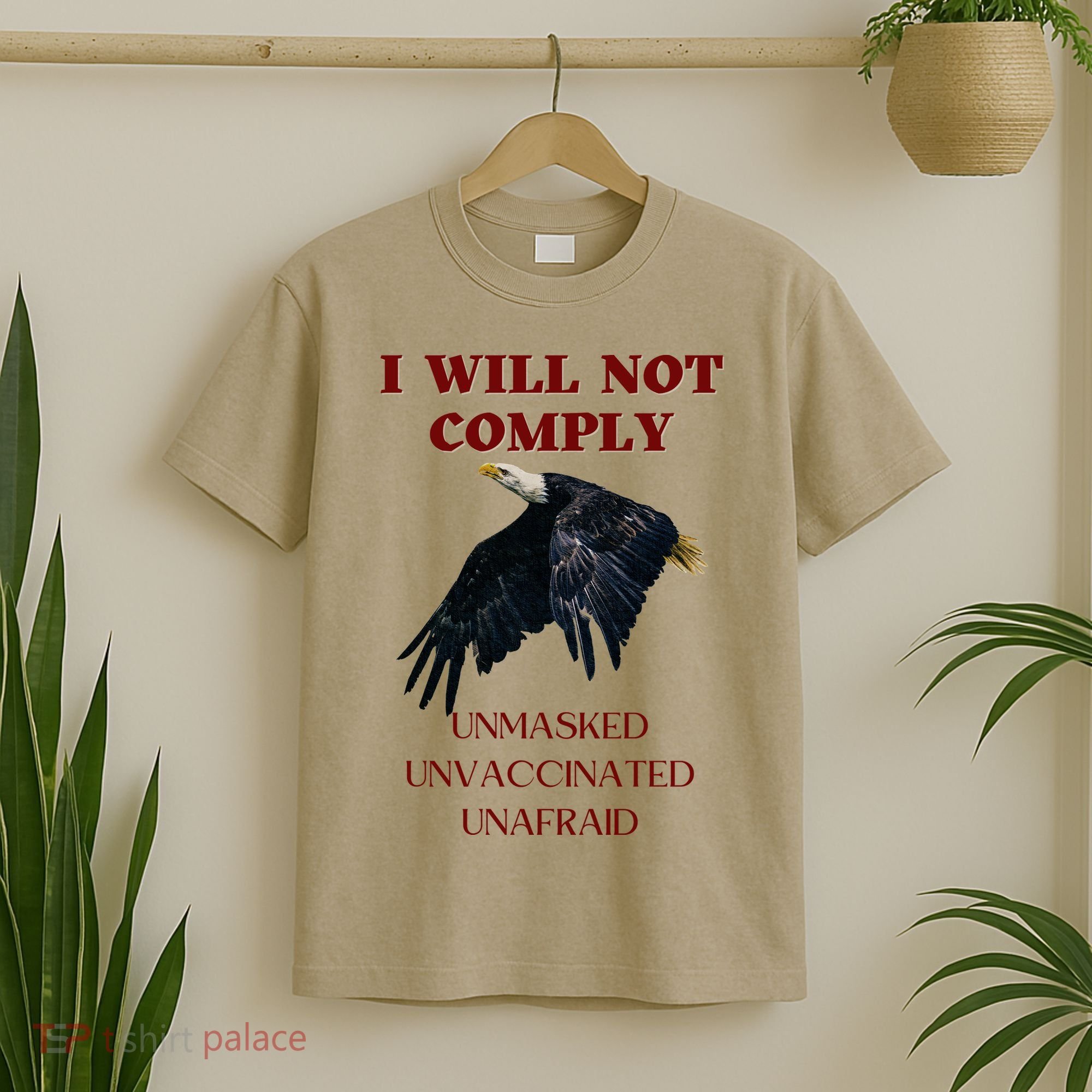 I Will Not Comply Anti Vaccine Mandate Anti Biden T-Shirt