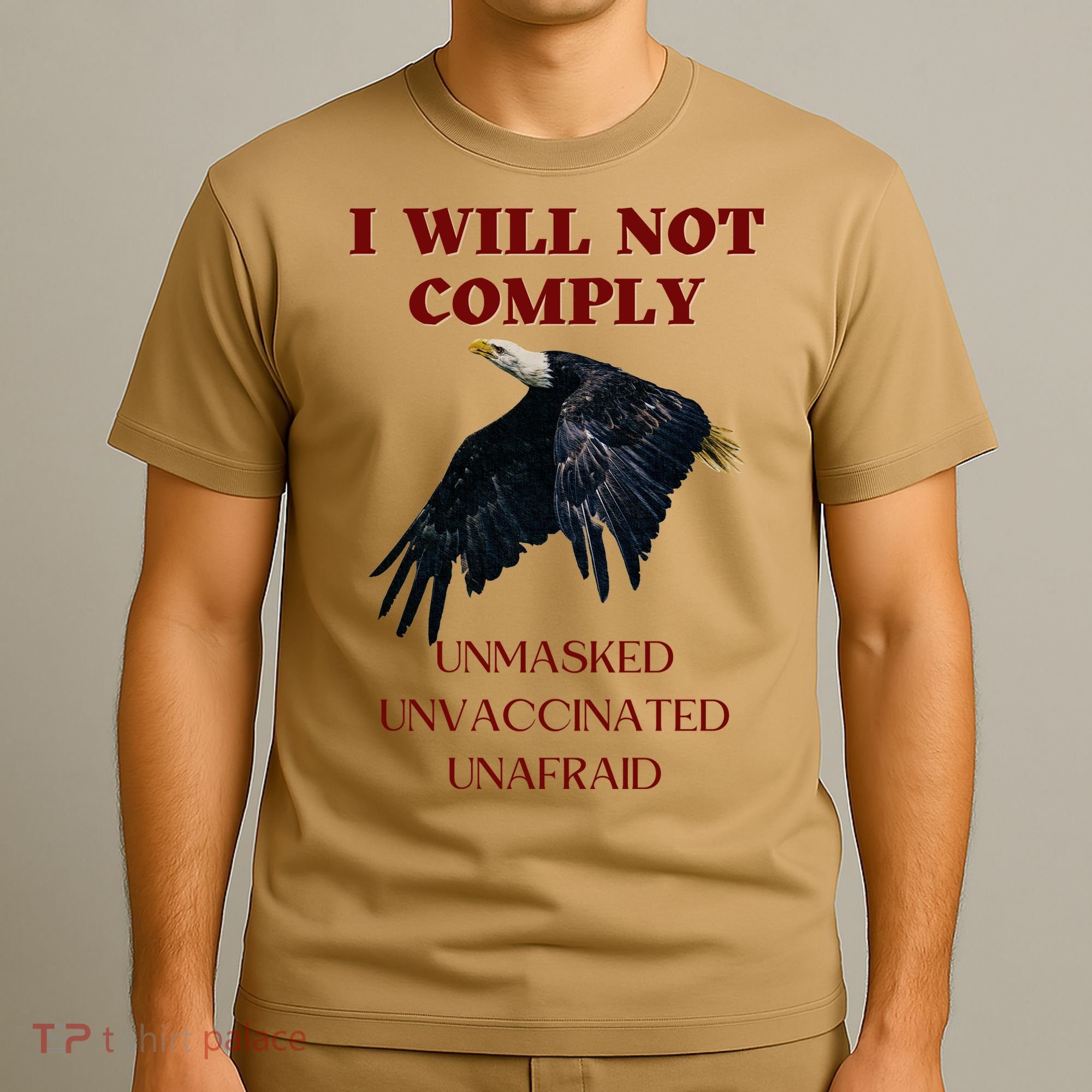 I Will Not Comply Anti Vaccine Mandate Anti Biden T-Shirt