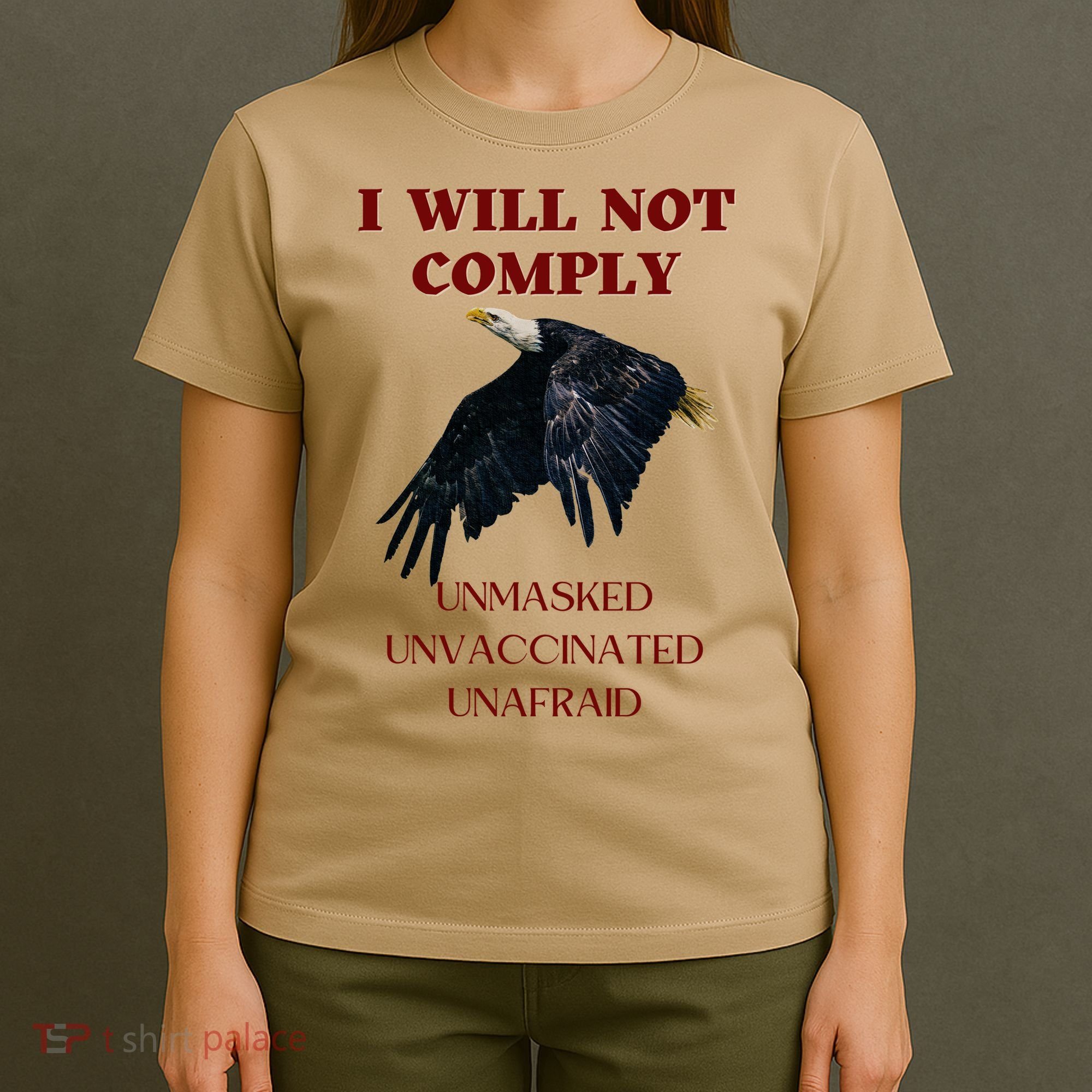 I Will Not Comply Anti Vaccine Mandate Anti Biden T-Shirt