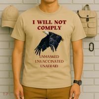 I Will Not Comply Anti Vaccine Mandate Anti Biden T-Shirt thumb 6