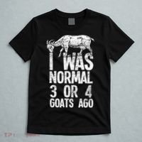 I Was Normal 3 Or 4 Goats Ago Goat T-Shirt thumb 5