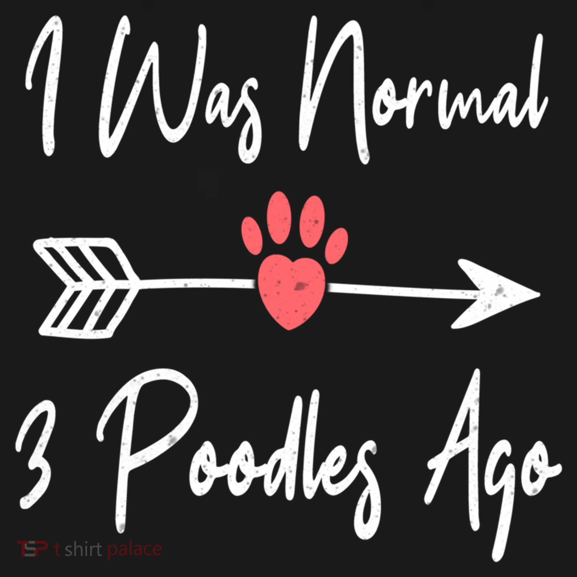 I Was Normal 3 Poodles Ago Funny Poodle Dog Puppy Lover Gift Women's Hoodie
