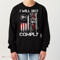 I Will Not Comply 2nd Amendment Gun Owner Women's Sweatshirt thumb 0