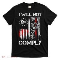 I Will Not Comply 2nd Amendment Gun Owner T-Shirt thumb 0