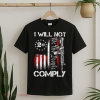 I Will Not Comply 2nd Amendment Gun Owner T-Shirt thumb 2