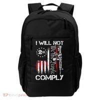 I Will Not Comply 2nd Amendment Gun Owner Backpack thumb 0