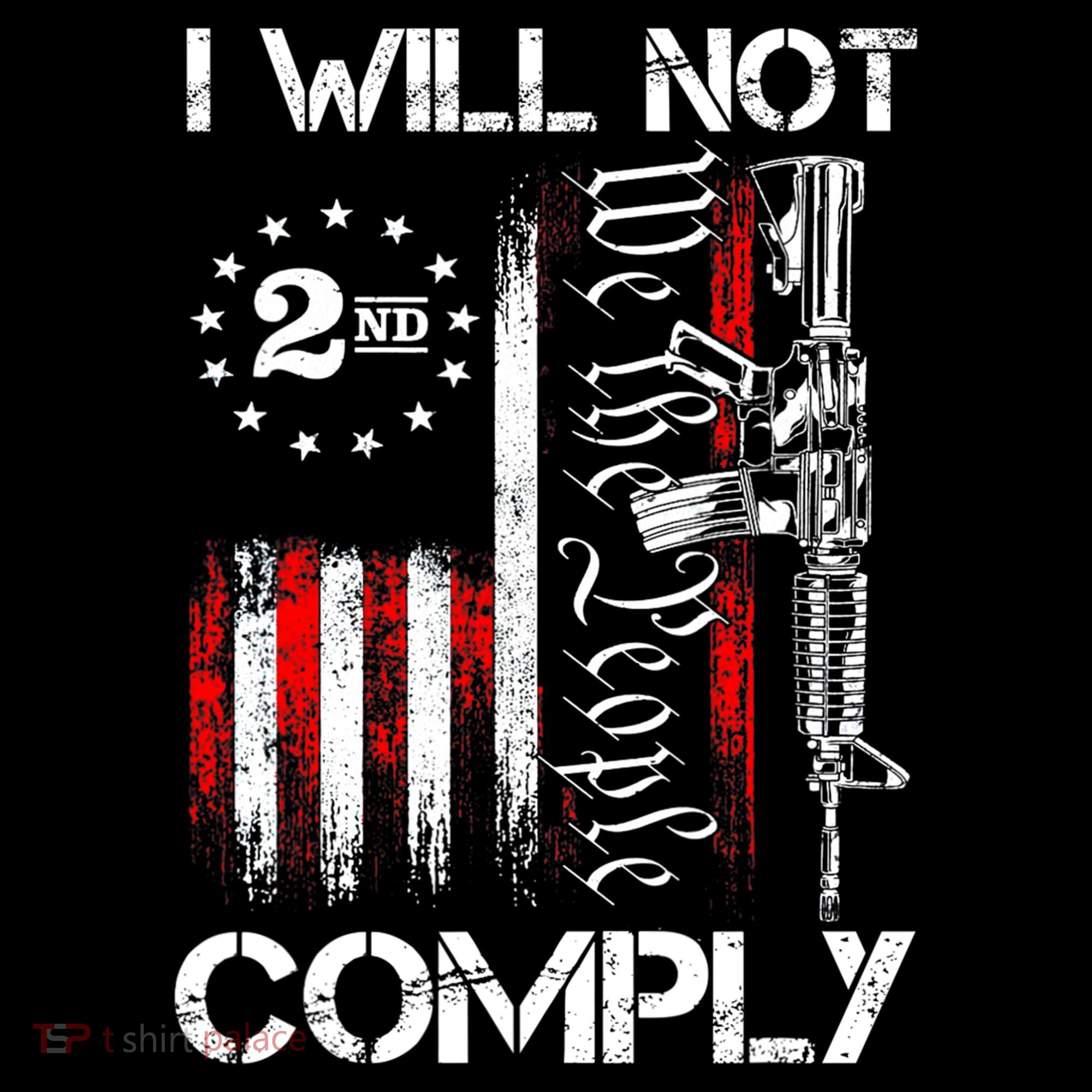 I Will Not Comply 2nd Amendment Gun Owner Bucket Hat