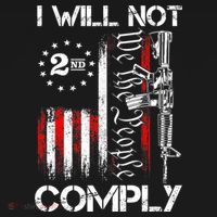 I Will Not Comply 2nd Amendment Gun Owner Ladies Essential Flowy Tank thumb 2