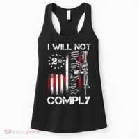 I Will Not Comply 2nd Amendment Gun Owner Women's Tank Top thumb 0