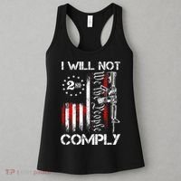 I Will Not Comply 2nd Amendment Gun Owner Women's Tank Top thumb 3