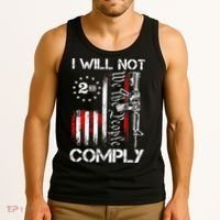 I Will Not Comply 2nd Amendment Gun Owner Tank Top thumb 3