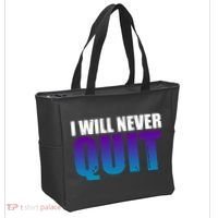 I Will Never Quit Suicide Prevention Tote Bag thumb 2