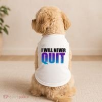 I Will Never Quit Suicide Prevention Doggie Tank thumb 2