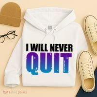 I Will Never Quit Suicide Prevention Hoodie thumb 4