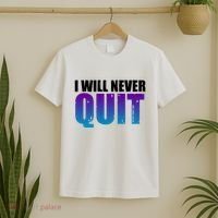 I Will Never Quit Suicide Prevention T-Shirt thumb 2
