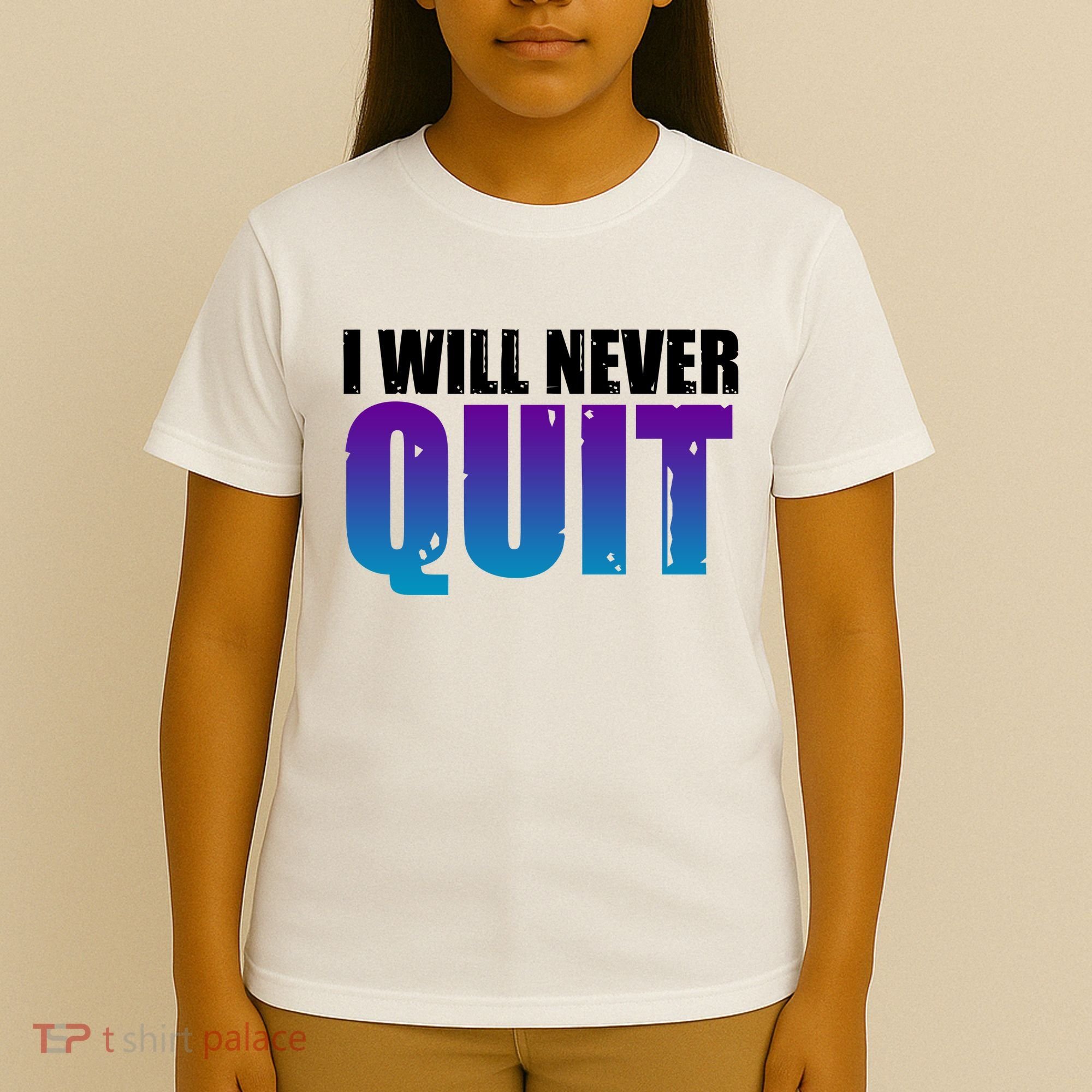 I Will Never Quit Suicide Prevention T-Shirt