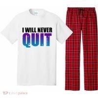 I Will Never Quit Suicide Prevention Pajama Set thumb 0