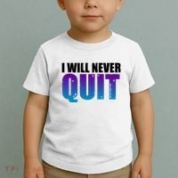I Will Never Quit Suicide Prevention Toddler T-Shirt thumb 2