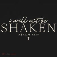 I Will Not Be Shaken Christian Minimal Coaster thumb 2