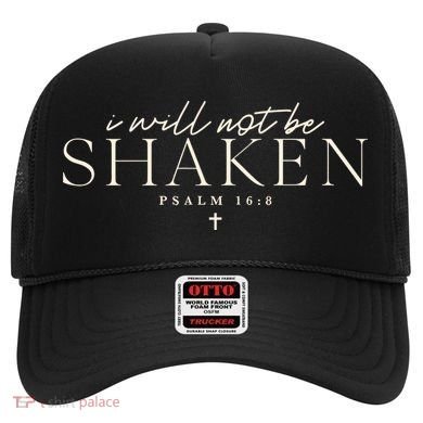 I Will Not Be Shaken Christian Minimal Hat