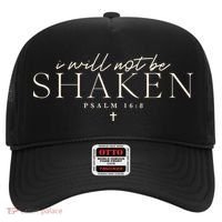 I Will Not Be Shaken Christian Minimal Hat thumb 0