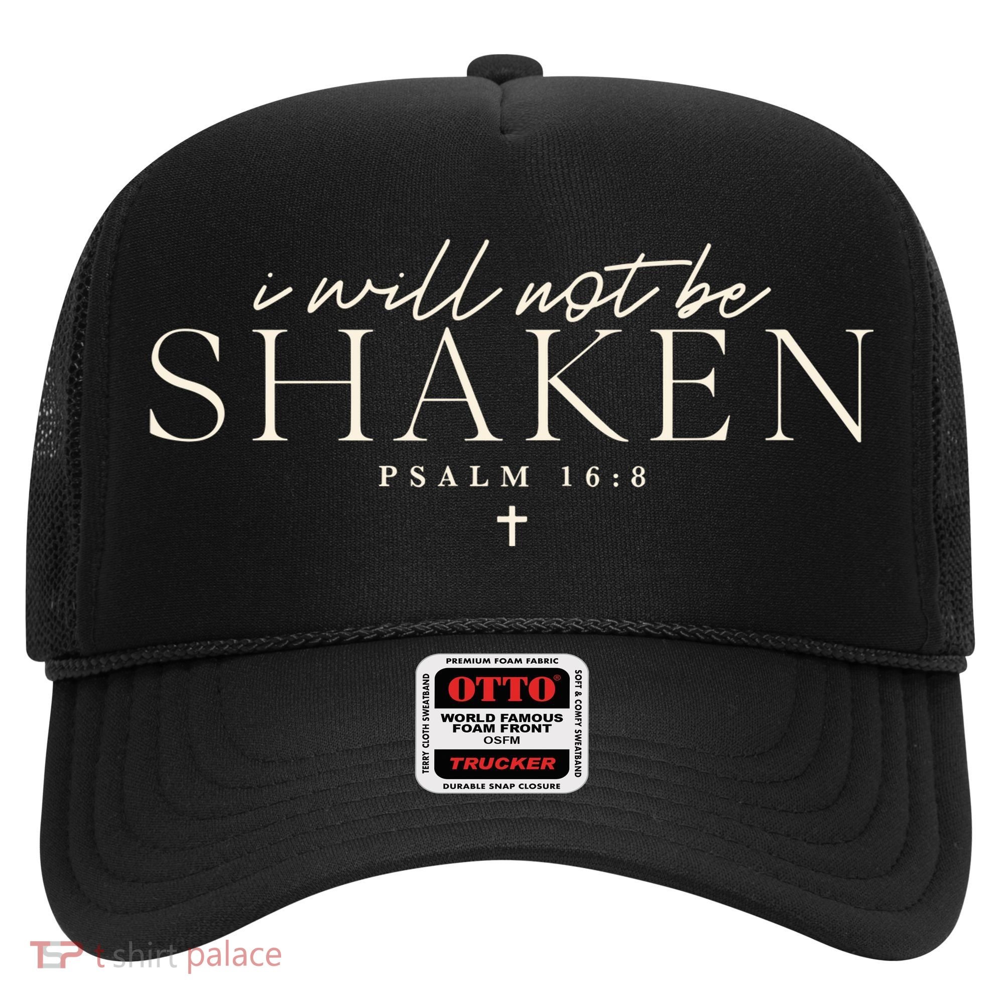 I Will Not Be Shaken Christian Minimal Hat