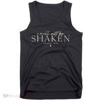 I Will Not Be Shaken Christian Minimal Tank Top thumb 0
