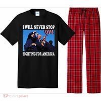 I Will Never Stop Fighting For America Pajama Set thumb 0