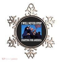 I Will Never Stop Fighting For America Ornament thumb 0