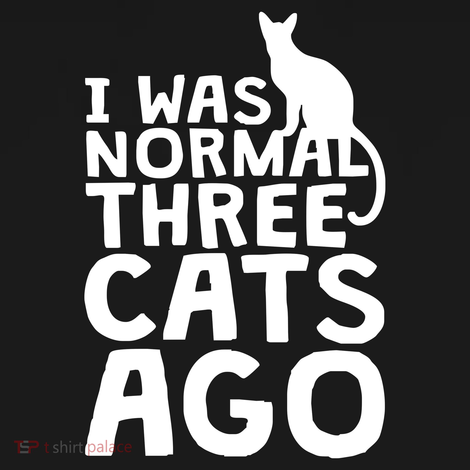 I Was Normal Three Cats Ago LOL Funny Cat Ornament