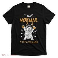 I Was Normal 2 Frenchies Ago Owner Frenchie French Bulldog T-Shirt thumb 0
