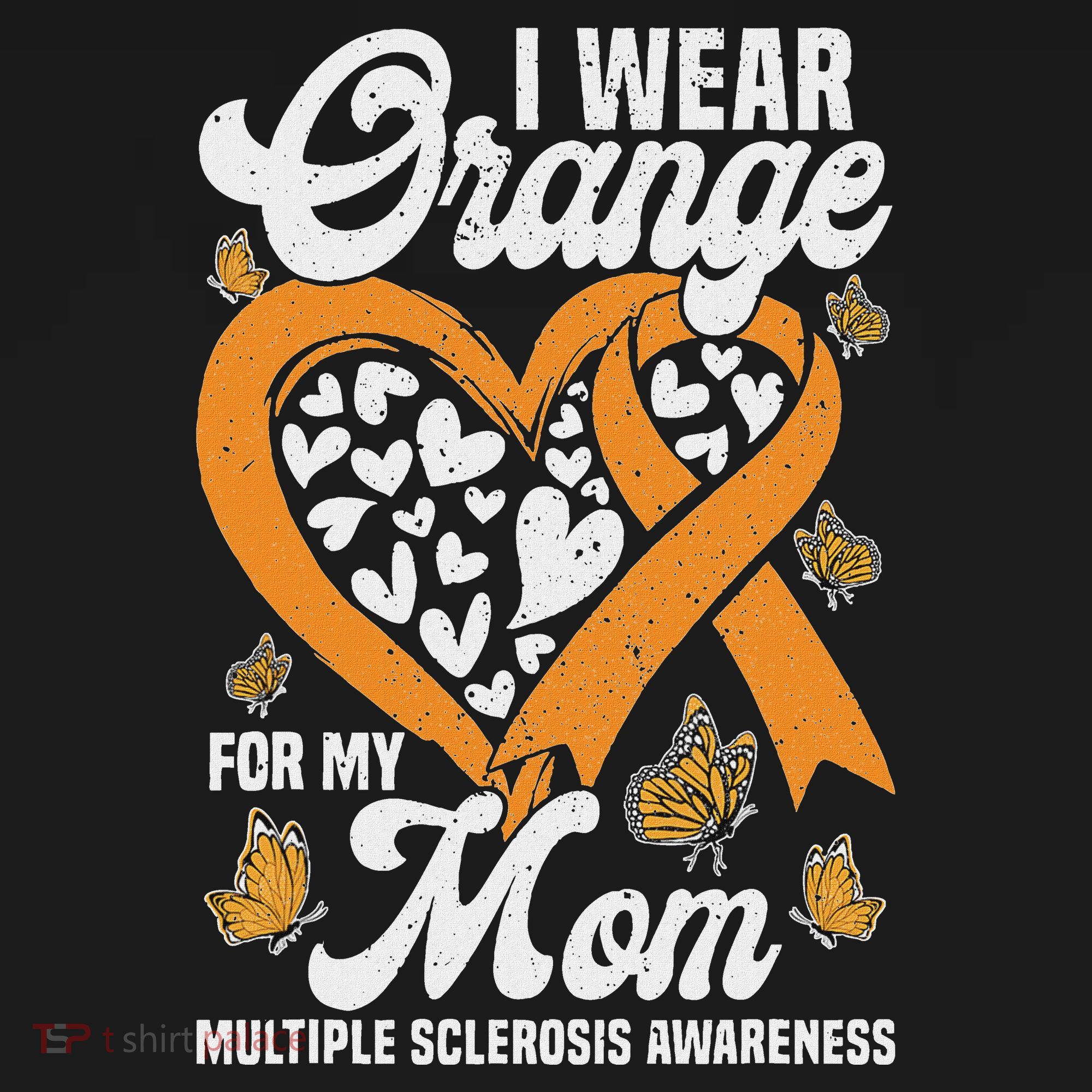 I Wear Orange For My Mom Ms Multiple Sclerosis Awareness Mousepad