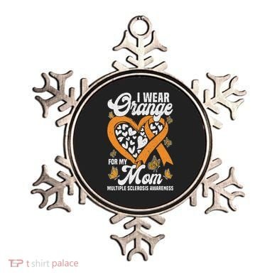 I Wear Orange For My Mom Ms Multiple Sclerosis Awareness Ornament