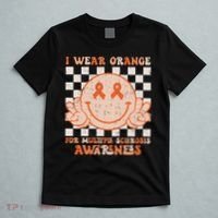 I Wear Orange For Multiple Sclerosis Awareness Ms Warrior T-Shirt thumb 5