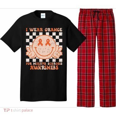 I Wear Orange For Multiple Sclerosis Awareness Ms Warrior Pajama Set
