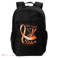 I Wear Orange For My Sister Ms Dragonfly Multiple Sclerosis Backpack thumb 0