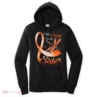 I Wear Orange For My Sister Ms Dragonfly Multiple Sclerosis Women's Hoodie thumb 0