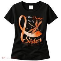 I Wear Orange For My Sister Ms Dragonfly Multiple Sclerosis Women's T-Shirt thumb 0